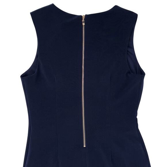 NEW Frank Lyman Black Navy Sheath Dress Floral Pattern Sleeveless Size 6 NWT - Picture 6 of 10